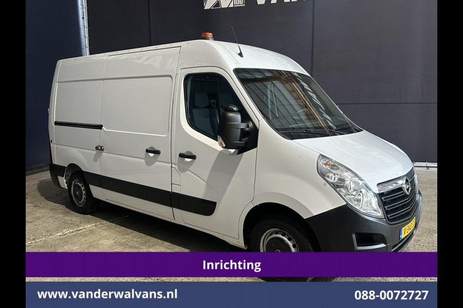 Opel Movano 2.3 CDTI 146pk L2H2 Inrichting Euro6 Airco | Camera | Navigatie | Cruisecontrol | 2500kg Trekhaak Parkeersensoren, Bijrijdersbank