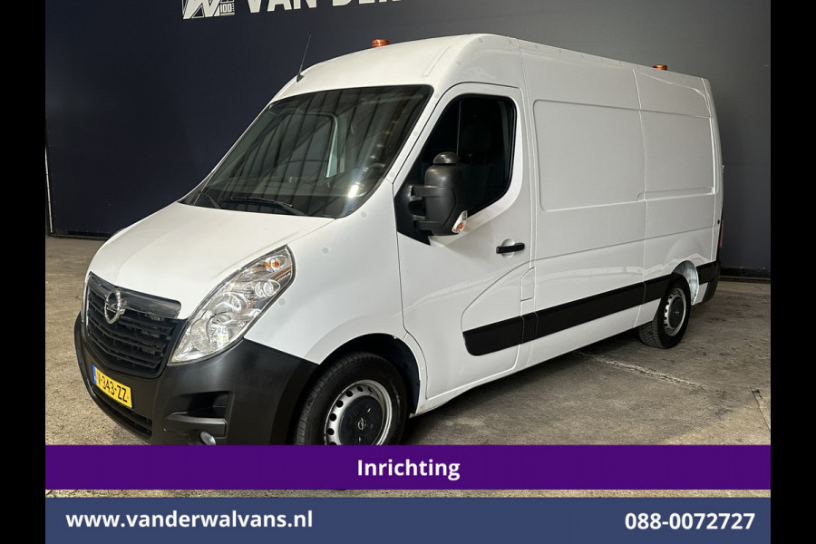 Opel Movano 2.3 CDTI 146pk L2H2 Inrichting Euro6 Airco | Camera | Navigatie | Cruisecontrol | 2500kg Trekhaak Parkeersensoren, Bijrijdersbank