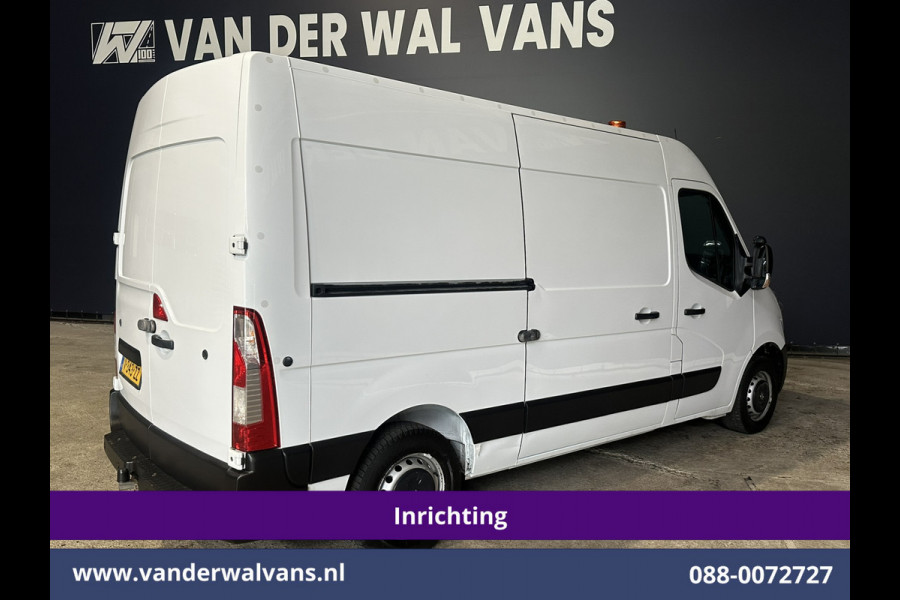 Opel Movano 2.3 CDTI 146pk L2H2 Inrichting Euro6 Airco | Camera | Navigatie | Cruisecontrol | 2500kg Trekhaak Parkeersensoren, Bijrijdersbank