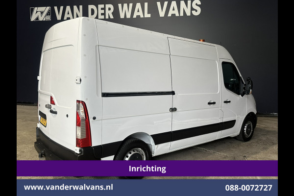 Opel Movano 2.3 CDTI 146pk L2H2 Inrichting Euro6 Airco | Camera | Navigatie | Cruisecontrol | 2500kg Trekhaak Parkeersensoren, Bijrijdersbank