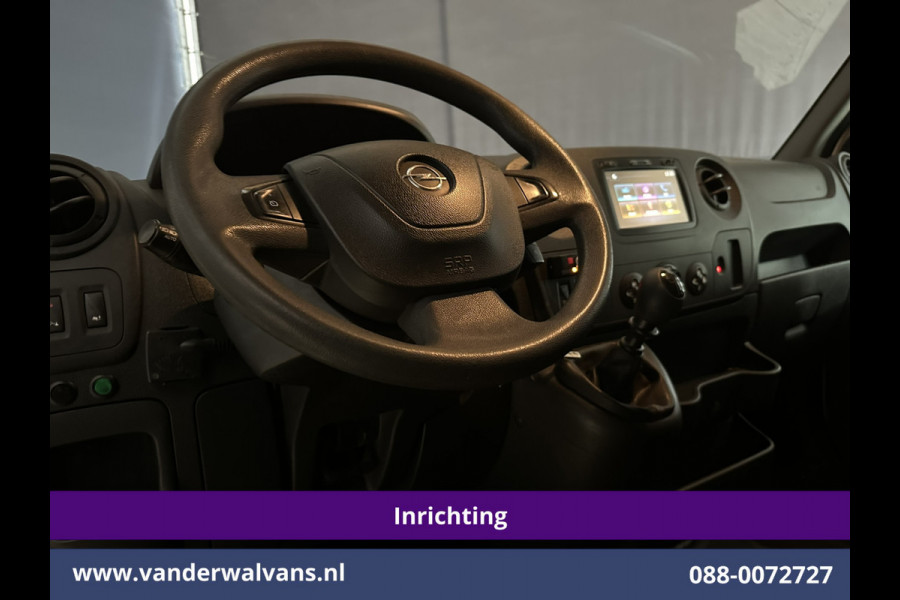 Opel Movano 2.3 CDTI 146pk L2H2 Inrichting Euro6 Airco | Camera | Navigatie | Cruisecontrol | 2500kg Trekhaak Parkeersensoren, Bijrijdersbank