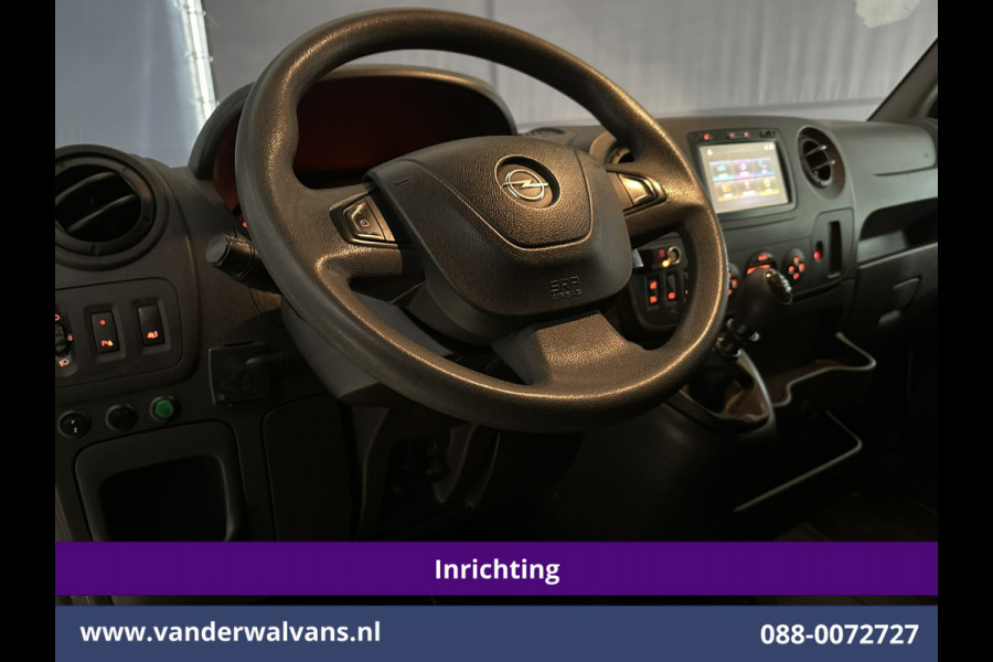 Opel Movano 2.3 CDTI 146pk L2H2 Inrichting Euro6 Airco | Camera | Navigatie | Cruisecontrol | 2500kg Trekhaak Parkeersensoren, Bijrijdersbank