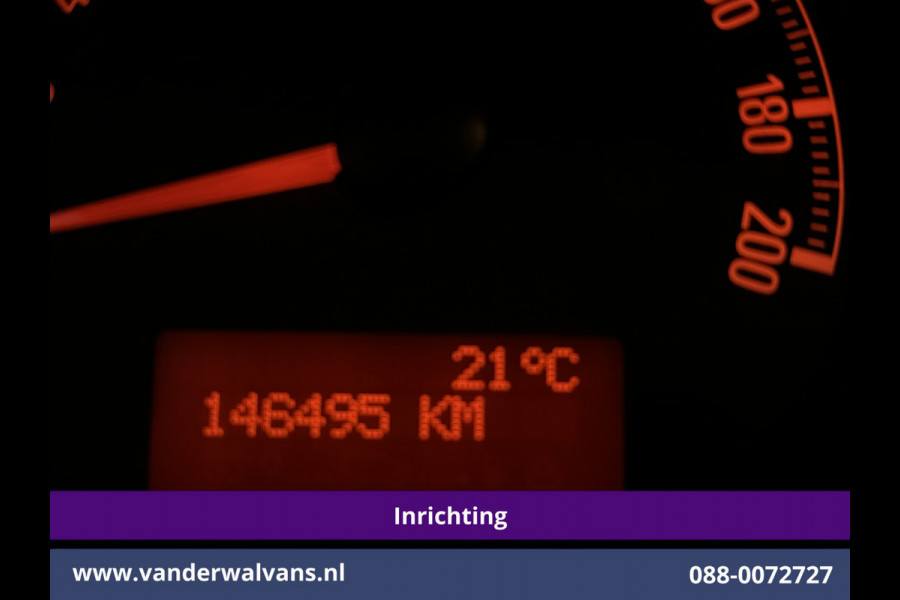 Opel Movano 2.3 CDTI 146pk L2H2 Inrichting Euro6 Airco | Camera | Navigatie | Cruisecontrol | 2500kg Trekhaak Parkeersensoren, Bijrijdersbank