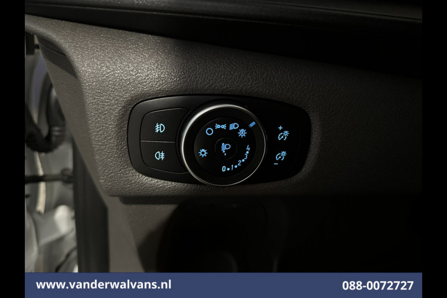 Ford Transit Custom 2.0 TDCI L2H1 Euro6 Airco | Navigatie | Camera | LED | Cruisecontrol | Verwarmde voorruit 2800kg trekvermogen, Stoelverwarming, Parkeersensoren, Bijrijdersbank