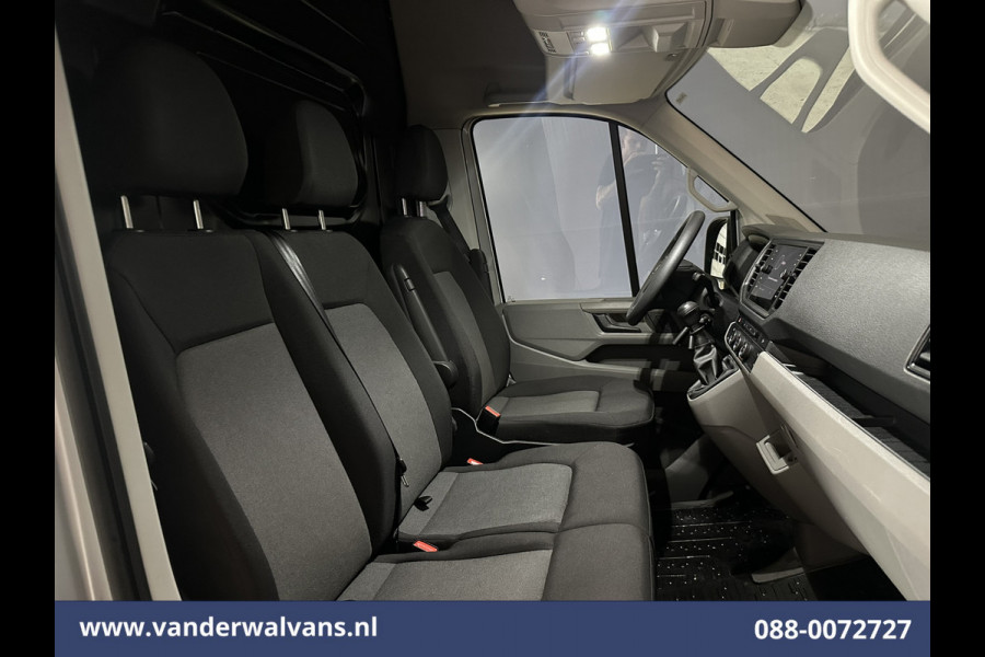 Volkswagen Crafter 2.0 TDI 141pk L3H3 L2H2 Euro6 Airco | Camera | Navigatie | Android Auto | Stoelverwarming Parkeersensoren, Bijrijdersbank, 3000kg trekvermogen, zilver