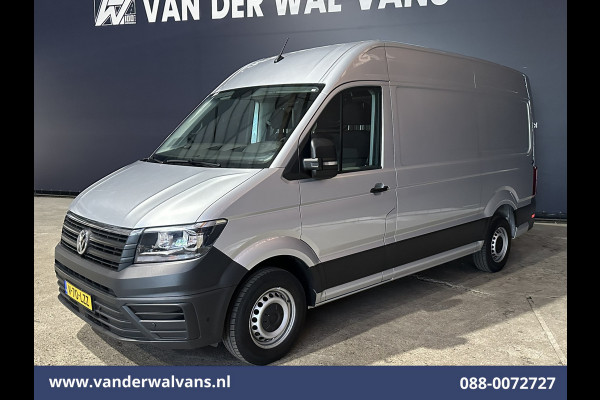 Volkswagen Crafter 2.0 TDI 141pk L3H3 L2H2 Euro6 Airco | Camera | Navigatie | Android Auto | Stoelverwarming Parkeersensoren, Bijrijdersbank, 3000kg trekvermogen, zilver