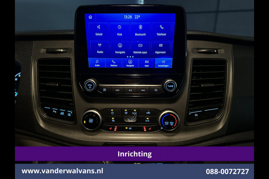 Ford Transit Custom 2.0 TDCI 131pk L1H1 Inrichting Euro6 Airco | Camera | Navigatie | LED | Apple Carplay Cruisecontrol, Stoelverwarming, Verwarmde voorruit, Parkeersensoren, Bijrijdersbank, 2500kg trekvermogen