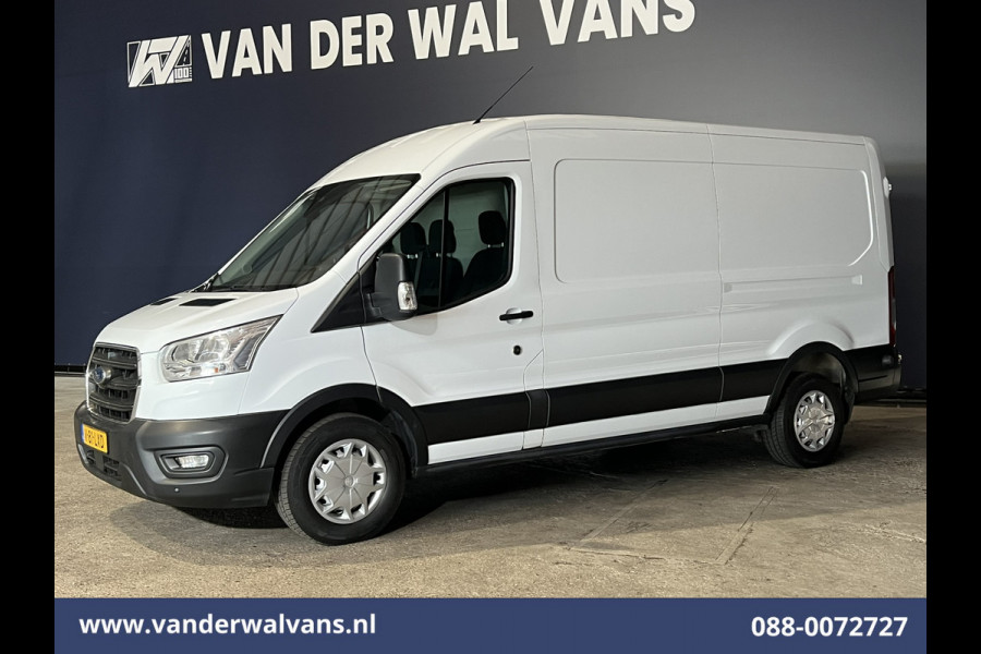 Ford Transit 2.0 TDCI 131pk L3H2 Euro6 Airco | Camera | Navigatie | Apple Carplay | Android Auto | Stoelverwarming Verwarmde voorruit, Cruisecontrol, Parkeersensoren, Elektrisch verstelbare bestuurdersstoel, Bijrijdersbank