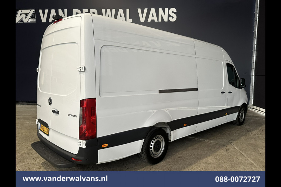 Mercedes-Benz Sprinter 316 CDI 164pk L3H2 Euro6 Airco | 360 graden Camera | Navigatie | Cruisecontrol | Chauffeursstoel Parkeersensoren, Stoelverwarming, Bijrijdersbank