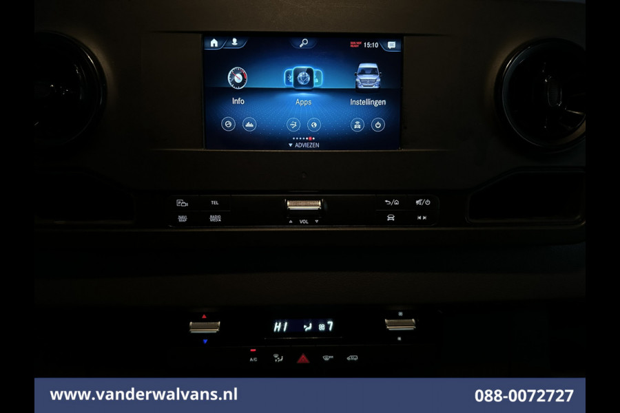 Mercedes-Benz Sprinter 316 CDI 164pk L3H2 Euro6 Airco | 360 graden Camera | Navigatie | Cruisecontrol | Chauffeursstoel Parkeersensoren, Stoelverwarming, Bijrijdersbank