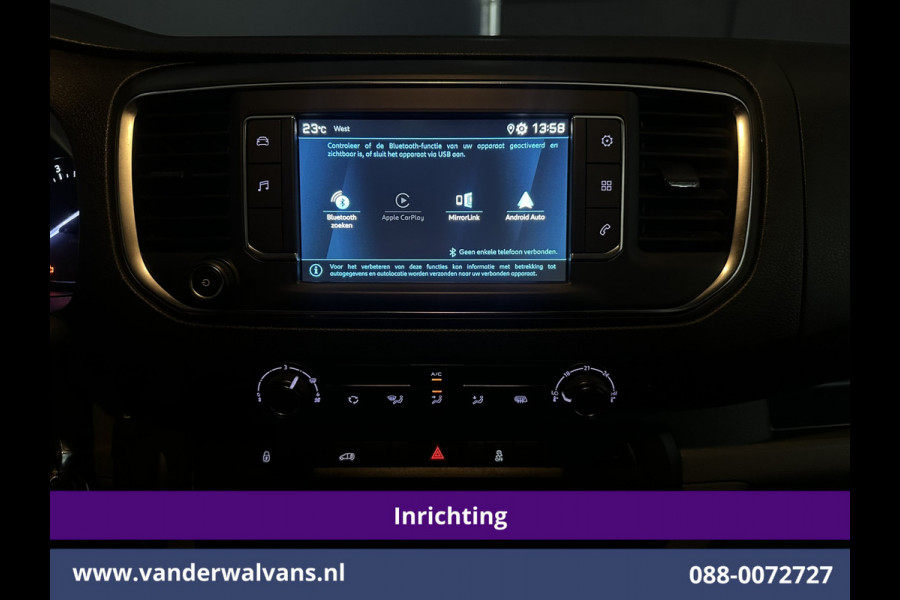 Peugeot Expert 2.0 BlueHDI 123pk L1H1 Inrichting Euro6 Airco | Apple Carplay | Android Auto | Cruisecontrol | Imperiaal 2500kg Trekhaak, Parkeersensoren