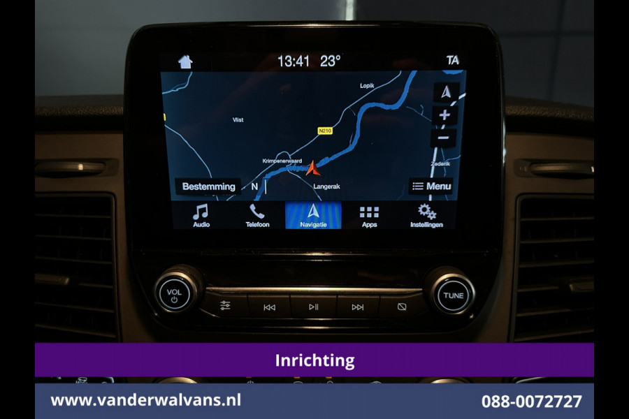Ford Transit Custom 2.0 TDCI 131pk L1H1 Inrichting Euro6 Airco | Navigatie | Android Auto | LED Cruisecontrol, Stoelverwarming, Verwarmde voorruit, Parkeersensoren, Bijrijdersbank