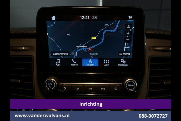 Ford Transit Custom 2.0 TDCI 131pk L1H1 Inrichting Euro6 Airco | Navigatie | Android Auto | LED Cruisecontrol, Stoelverwarming, Verwarmde voorruit, Parkeersensoren, Bijrijdersbank