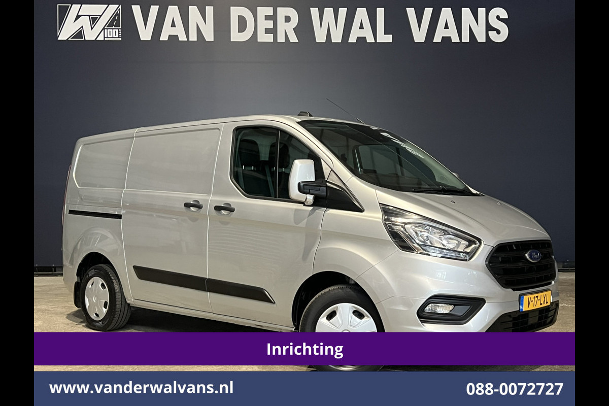 Ford Transit Custom 2.0 TDCI 131pk L1H1 Inrichting Euro6 Airco | Navigatie | Android Auto | LED Cruisecontrol, Stoelverwarming, Verwarmde voorruit, Parkeersensoren, Bijrijdersbank