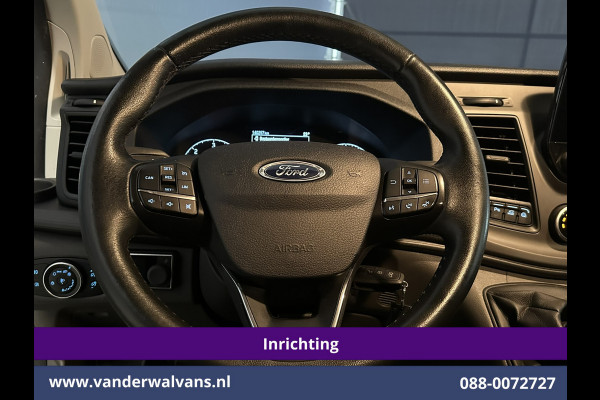 Ford Transit Custom 2.0 TDCI 131pk L1H1 Inrichting Euro6 Airco | Navigatie | Android Auto | LED Cruisecontrol, Stoelverwarming, Verwarmde voorruit, Parkeersensoren, Bijrijdersbank