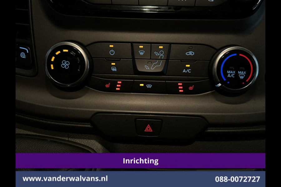 Ford Transit Custom 2.0 TDCI 131pk L1H1 Inrichting Euro6 Airco | Navigatie | Android Auto | LED Cruisecontrol, Stoelverwarming, Verwarmde voorruit, Parkeersensoren, Bijrijdersbank