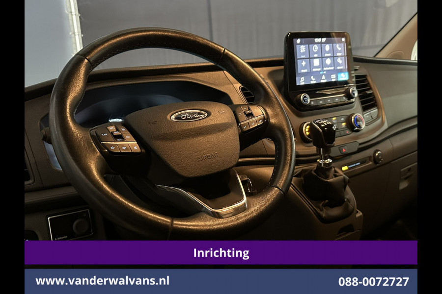 Ford Transit Custom 2.0 TDCI 131pk L1H1 Inrichting Euro6 Airco | Navigatie | Android Auto | LED Cruisecontrol, Stoelverwarming, Verwarmde voorruit, Parkeersensoren, Bijrijdersbank