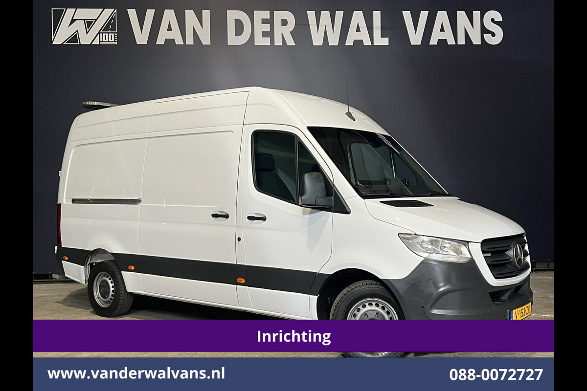 Mercedes-Benz Sprinter 316 CDI 164pk 3500kg Trekhaak L2H2 Inrichting Euro6 Airco | Omvormer | Camera | Cruisecontrol Apple carplay, android auto, parkeersensoren Mercedes-Benz Sprinter 316 CDI 164pk 3500kg Trekhaak L2H2 Inrichting Euro6 Airco | Omvormer | Camera | Cruisecontrol Apple carplay, android auto, parkeersensoren