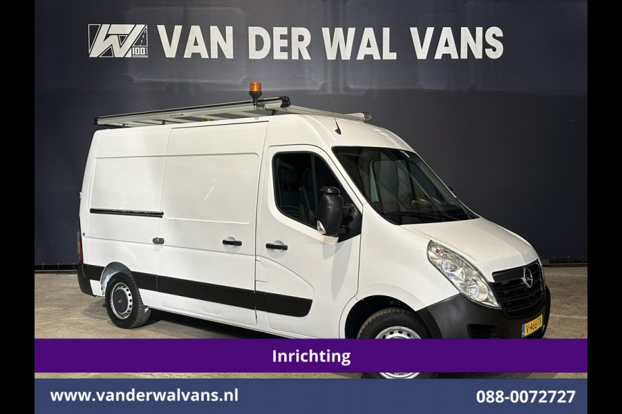 Opel Movano 2.3 CDTI 146pk L2H2 Inrichting Euro6 Airco | Imperiaal | Camera | Navigatie | Cruisecontrol | 2500kg Trekhaak Parkeersensoren, Bijrijdersbank