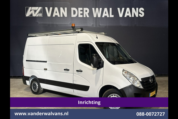 Opel Movano 2.3 CDTI 146pk L2H2 Inrichting Euro6 Airco | Imperiaal | Camera | Navigatie | Cruisecontrol | 2500kg Trekhaak Parkeersensoren, Bijrijdersbank