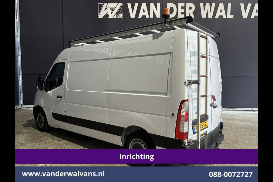 Opel Movano 2.3 CDTI 146pk L2H2 Inrichting Euro6 Airco | Imperiaal | Camera | Navigatie | Cruisecontrol | 2500kg Trekhaak Parkeersensoren, Bijrijdersbank