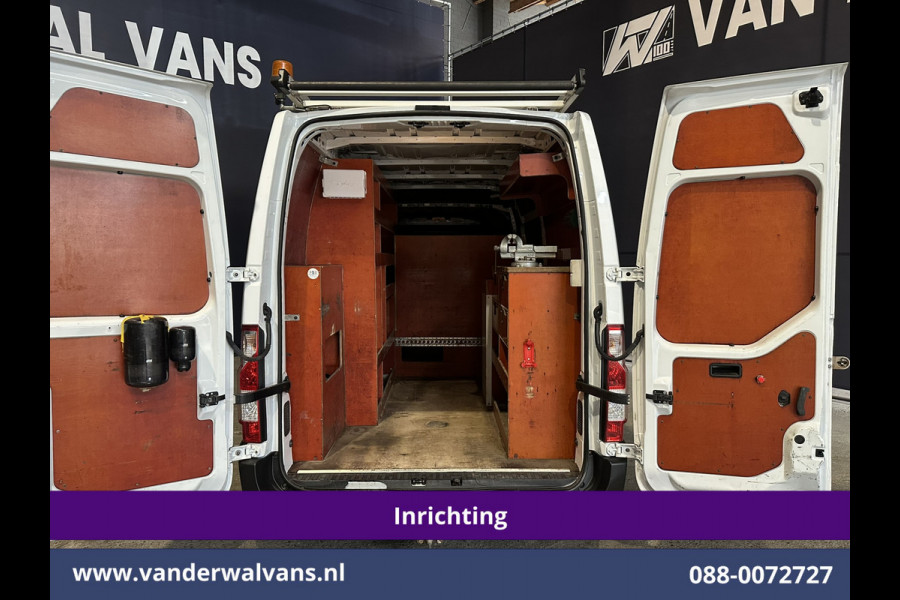 Opel Movano 2.3 CDTI 146pk L2H2 Inrichting Euro6 Airco | Imperiaal | Camera | Navigatie | Cruisecontrol | 2500kg Trekhaak Parkeersensoren, Bijrijdersbank