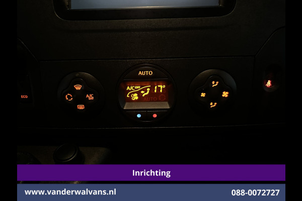 Opel Movano 2.3 CDTI 146pk L2H2 Inrichting Euro6 Airco | Imperiaal | Camera | Navigatie | Cruisecontrol | 2500kg Trekhaak Parkeersensoren, Bijrijdersbank