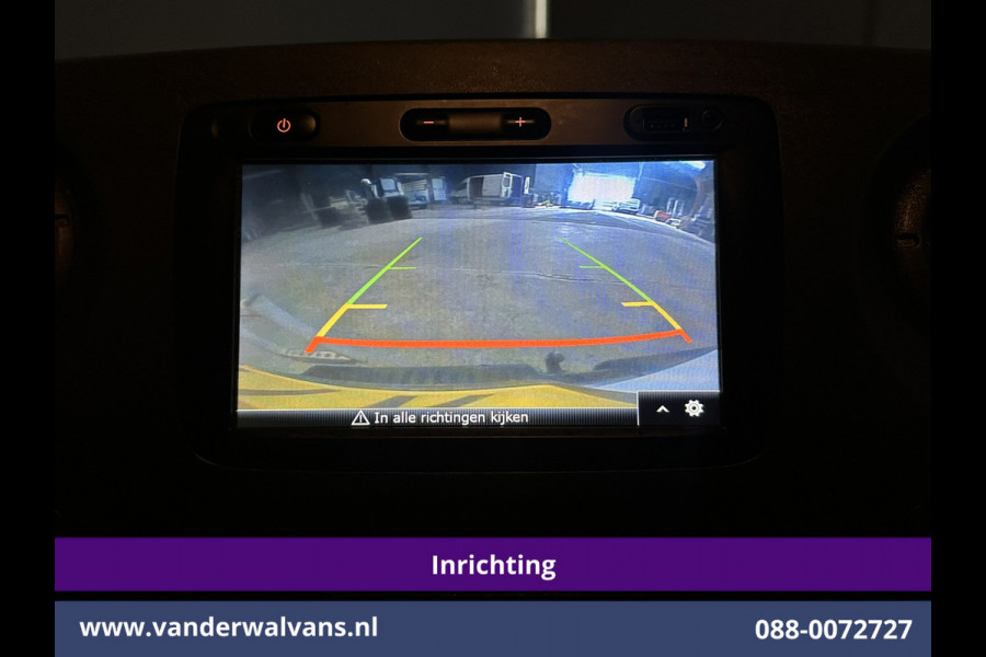 Opel Movano 2.3 CDTI 146pk L2H2 Inrichting Euro6 Airco | Imperiaal | Camera | Navigatie | Cruisecontrol | 2500kg Trekhaak Parkeersensoren, Bijrijdersbank