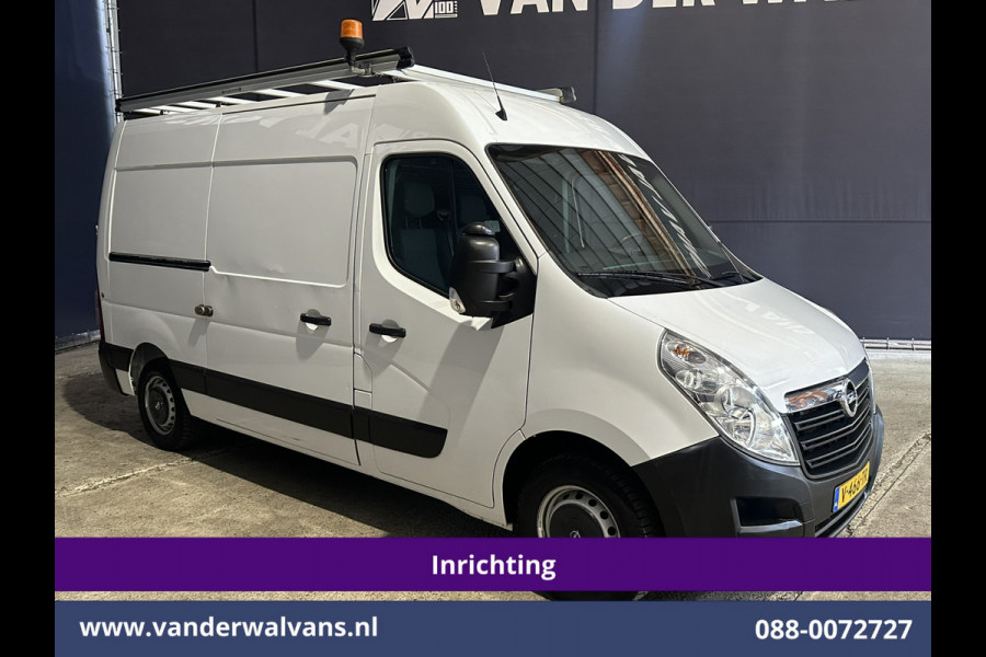 Opel Movano 2.3 CDTI 146pk L2H2 Inrichting Euro6 Airco | Imperiaal | Camera | Navigatie | Cruisecontrol | 2500kg Trekhaak Parkeersensoren, Bijrijdersbank