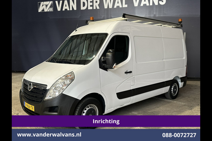 Opel Movano 2.3 CDTI 146pk L2H2 Inrichting Euro6 Airco | Imperiaal | Camera | Navigatie | Cruisecontrol | 2500kg Trekhaak Parkeersensoren, Bijrijdersbank