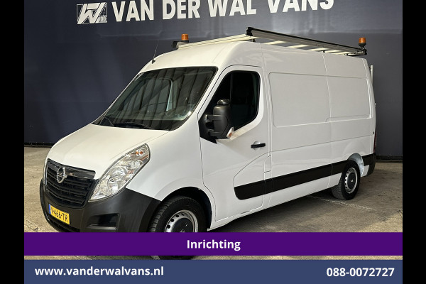Opel Movano 2.3 CDTI 146pk L2H2 Inrichting Euro6 Airco | Imperiaal | Camera | Navigatie | Cruisecontrol | 2500kg Trekhaak Parkeersensoren, Bijrijdersbank