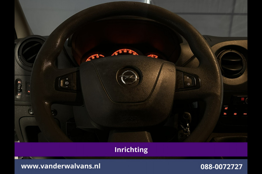Opel Movano 2.3 CDTI 146pk L2H2 Inrichting Euro6 Airco | Imperiaal | Camera | Navigatie | Cruisecontrol | 2500kg Trekhaak Parkeersensoren, Bijrijdersbank