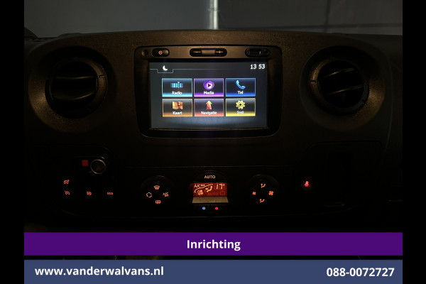 Opel Movano 2.3 CDTI 146pk L2H2 Inrichting Euro6 Airco | Imperiaal | Camera | Navigatie | Cruisecontrol | 2500kg Trekhaak Parkeersensoren, Bijrijdersbank