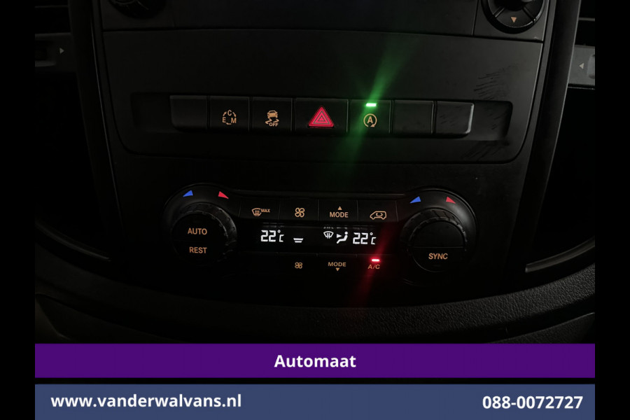 Mercedes-Benz Vito 114 CDI 7G-Tronic Automaat L2H1 Euro6 Airco | Camera | 2500KG Trekhaak | 17"LMV Parkeersensoren, Navigatie, Cruisecontrol, Licht metalen velgen, Bijrijdersbank, Dakrails