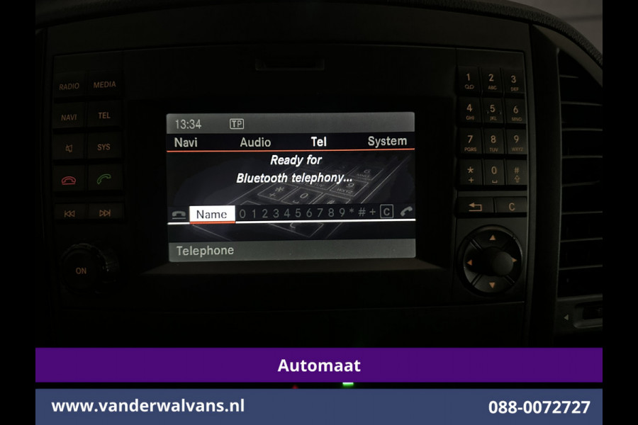 Mercedes-Benz Vito 114 CDI 7G-Tronic Automaat L2H1 Euro6 Airco | Camera | 2500KG Trekhaak | 17"LMV Parkeersensoren, Navigatie, Cruisecontrol, Licht metalen velgen, Bijrijdersbank, Dakrails