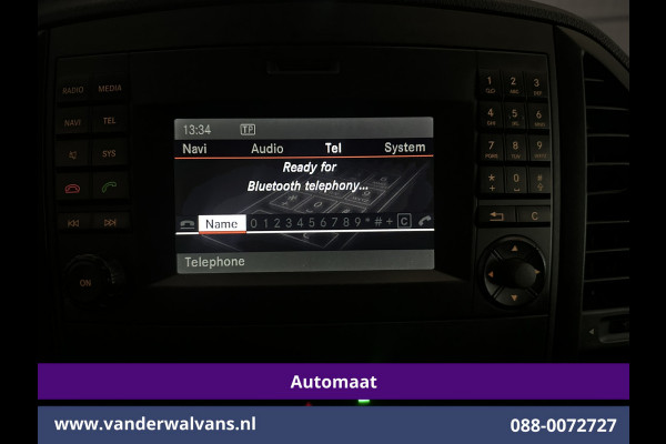 Mercedes-Benz Vito 114 CDI 7G-Tronic Automaat L2H1 Euro6 Airco | Camera | 2500KG Trekhaak | 17"LMV Parkeersensoren, Navigatie, Cruisecontrol, Licht metalen velgen, Bijrijdersbank, Dakrails