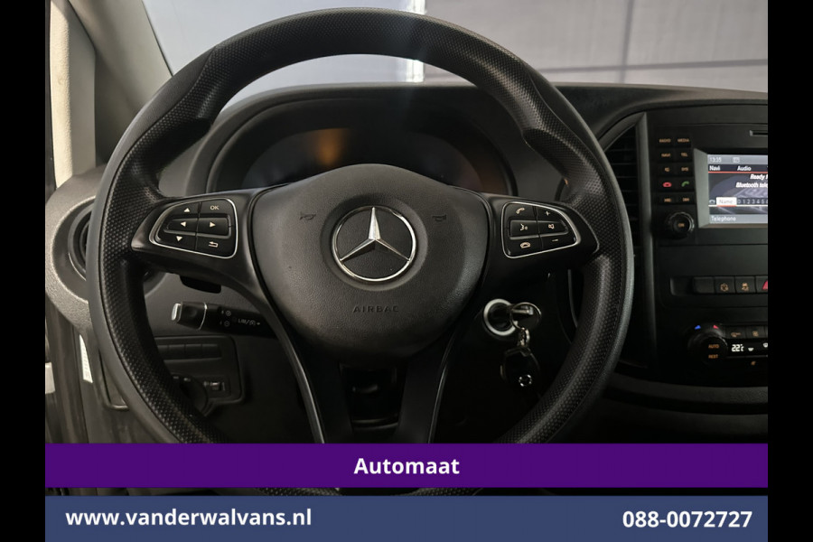 Mercedes-Benz Vito 114 CDI 7G-Tronic Automaat L2H1 Euro6 Airco | Camera | 2500KG Trekhaak | 17"LMV Parkeersensoren, Navigatie, Cruisecontrol, Licht metalen velgen, Bijrijdersbank, Dakrails