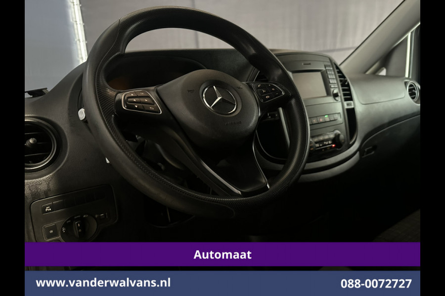 Mercedes-Benz Vito 114 CDI 7G-Tronic Automaat L2H1 Euro6 Airco | Camera | 2500KG Trekhaak | 17"LMV Parkeersensoren, Navigatie, Cruisecontrol, Licht metalen velgen, Bijrijdersbank, Dakrails