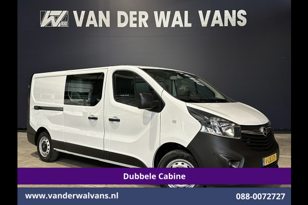 Opel Vivaro 1.6 CDTI 126pk L2H1 Dubbele cabine Euro6 Airco | 5-Zits | Navigatie | Trekhaak | Camera cruisecontrol, parkeersensoren, LED
