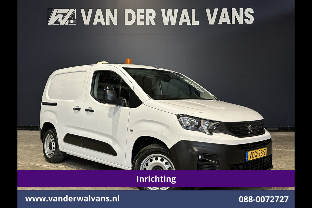 Peugeot Partner 1.5 BlueHDI 102pk L1H1 inrichting Euro6 Airco | Apple Carplay | Cruisecontrol Parkeersensoren, Android auto, zijdeur