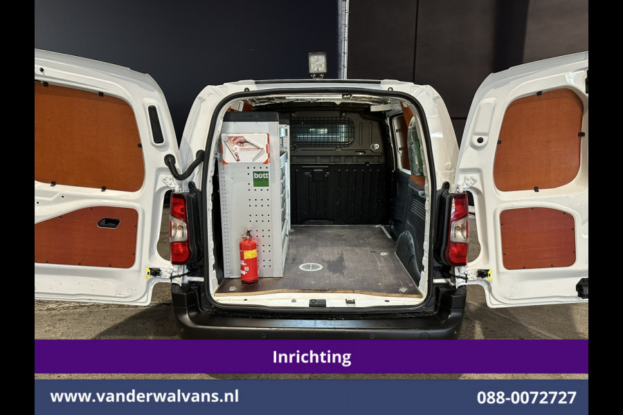 Peugeot Partner 1.5 BlueHDI 102pk L1H1 inrichting Euro6 Airco | Apple Carplay | Cruisecontrol Parkeersensoren, Android auto, zijdeur