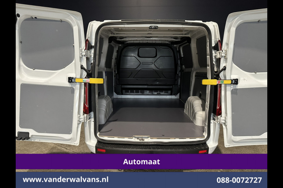 Ford Transit Custom 2.0 TDCI 130pk Automaat L1H1 Euro6 Airco | Camera | Trekhaak | Android Carplay | Cruisecontrol Parkeersensoren, bijrijdersbank, verwarmde voorruit, LED