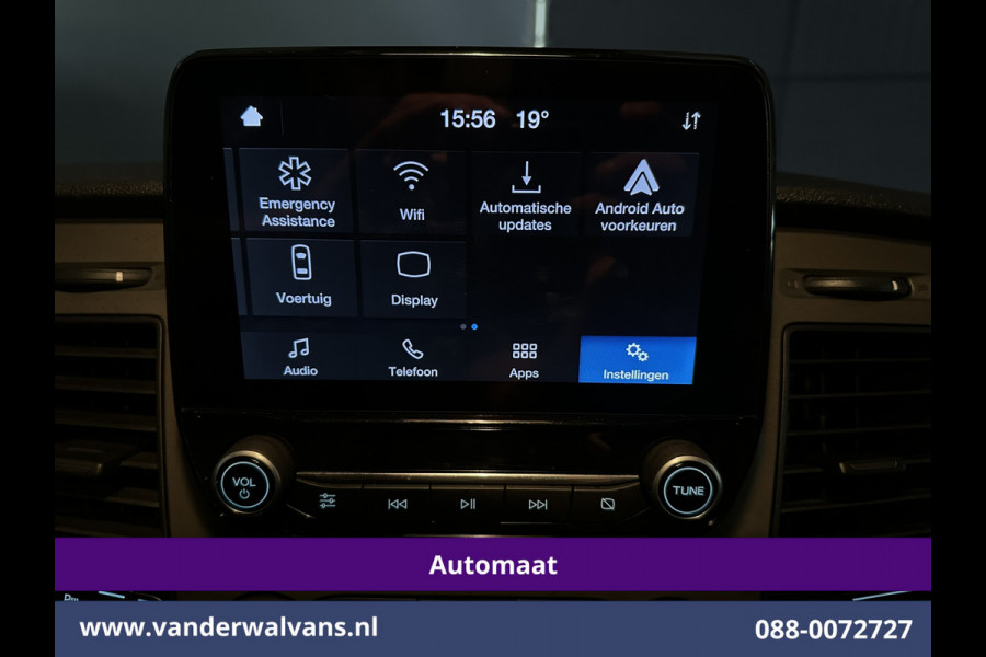 Ford Transit Custom 2.0 TDCI 130pk Automaat L1H1 Euro6 Airco | Camera | Trekhaak | Android Carplay | Cruisecontrol Parkeersensoren, bijrijdersbank, verwarmde voorruit, LED