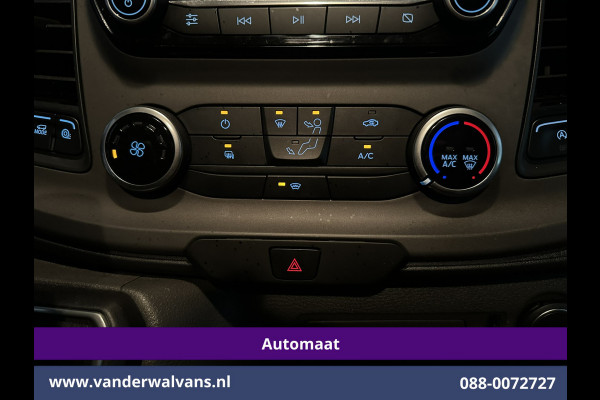 Ford Transit Custom 2.0 TDCI 130pk Automaat L1H1 Euro6 Airco | Camera | Trekhaak | Android Carplay | Cruisecontrol Parkeersensoren, bijrijdersbank, verwarmde voorruit, LED