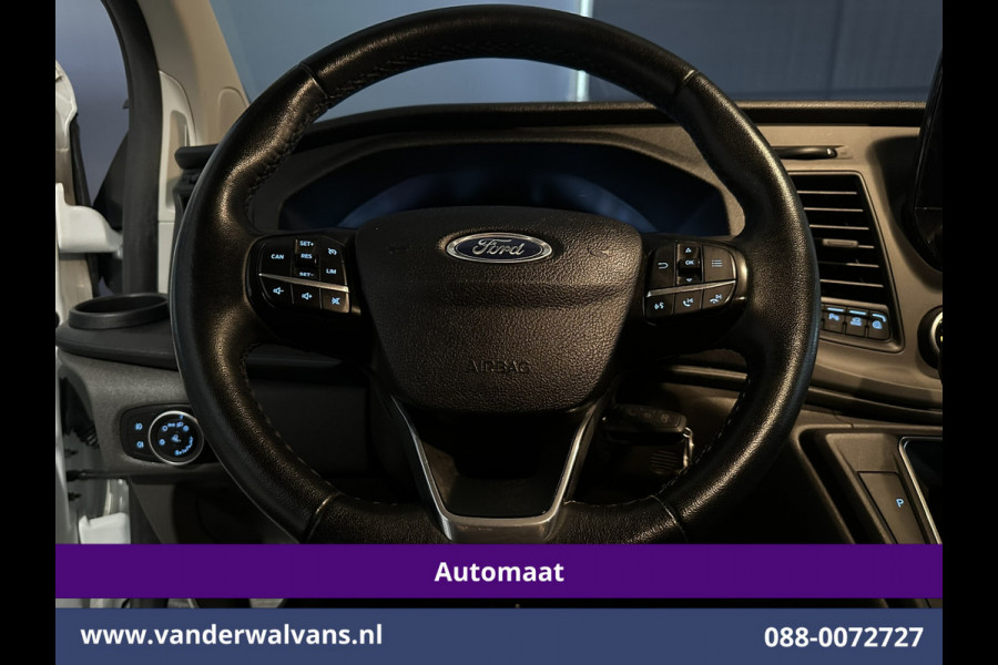 Ford Transit Custom 2.0 TDCI 130pk Automaat L1H1 Euro6 Airco | Camera | Trekhaak | Android Carplay | Cruisecontrol Parkeersensoren, bijrijdersbank, verwarmde voorruit, LED