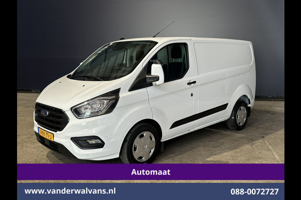 Ford Transit Custom 2.0 TDCI 130pk Automaat L1H1 Euro6 Airco | Camera | Trekhaak | Android Carplay | Cruisecontrol Parkeersensoren, bijrijdersbank, verwarmde voorruit, LED