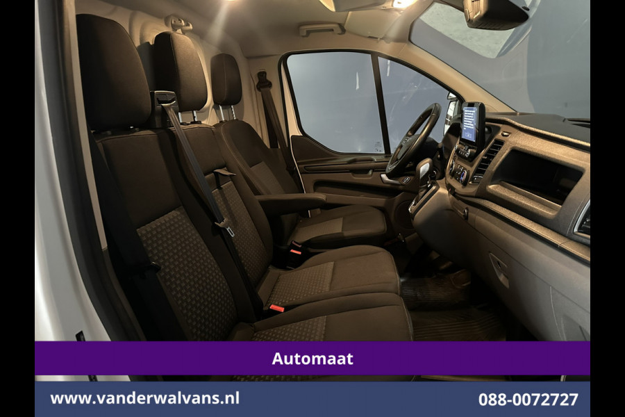 Ford Transit Custom 2.0 TDCI 130pk Automaat L1H1 Euro6 Airco | Camera | Trekhaak | Android Carplay | Cruisecontrol Parkeersensoren, bijrijdersbank, verwarmde voorruit, LED