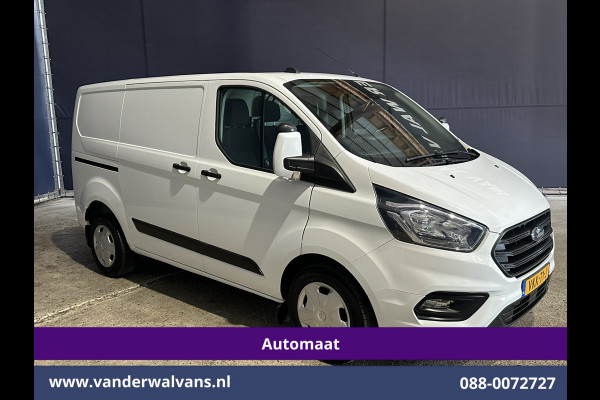 Ford Transit Custom 2.0 TDCI 130pk Automaat L1H1 Euro6 Airco | Camera | Trekhaak | Android Carplay | Cruisecontrol Parkeersensoren, bijrijdersbank, verwarmde voorruit, LED