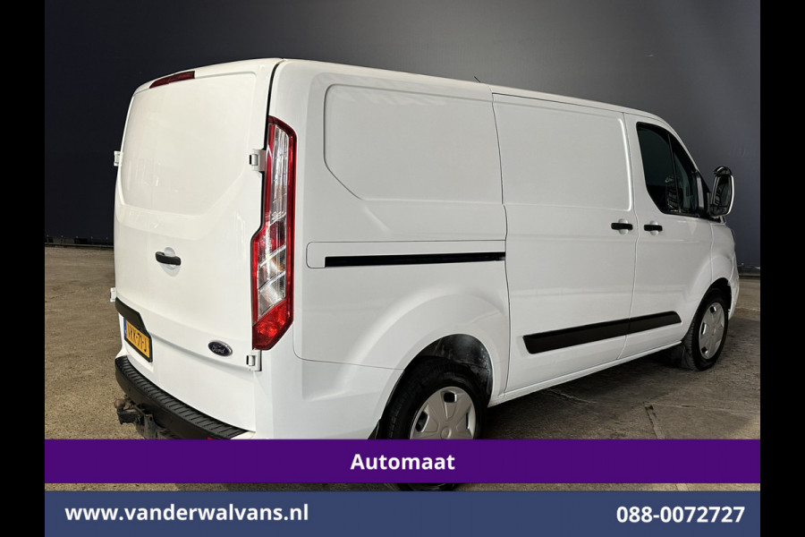Ford Transit Custom 2.0 TDCI 130pk Automaat L1H1 Euro6 Airco | Camera | Trekhaak | Android Carplay | Cruisecontrol Parkeersensoren, bijrijdersbank, verwarmde voorruit, LED