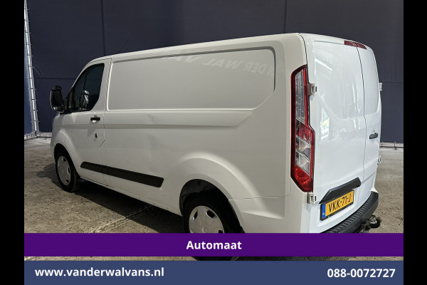 Ford Transit Custom 2.0 TDCI 130pk Automaat L1H1 Euro6 Airco | Camera | Trekhaak | Android Carplay | Cruisecontrol Parkeersensoren, bijrijdersbank, verwarmde voorruit, LED